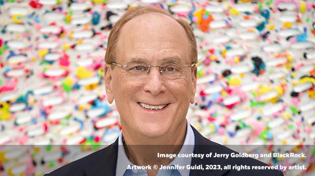 Image of BlackRock's CEO Larry Fink