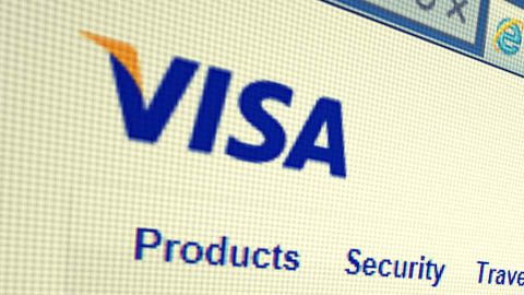 Visa jumps on market debut